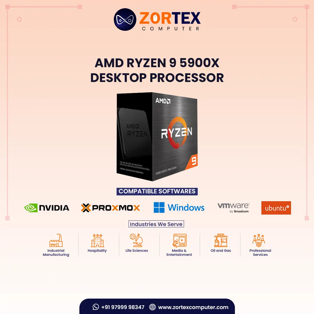 AMD Ryzen 9 5900X Desktop Processor