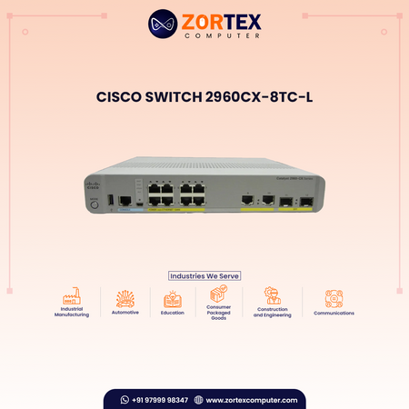 CISCO SWITCH 2960CX-8TC-L