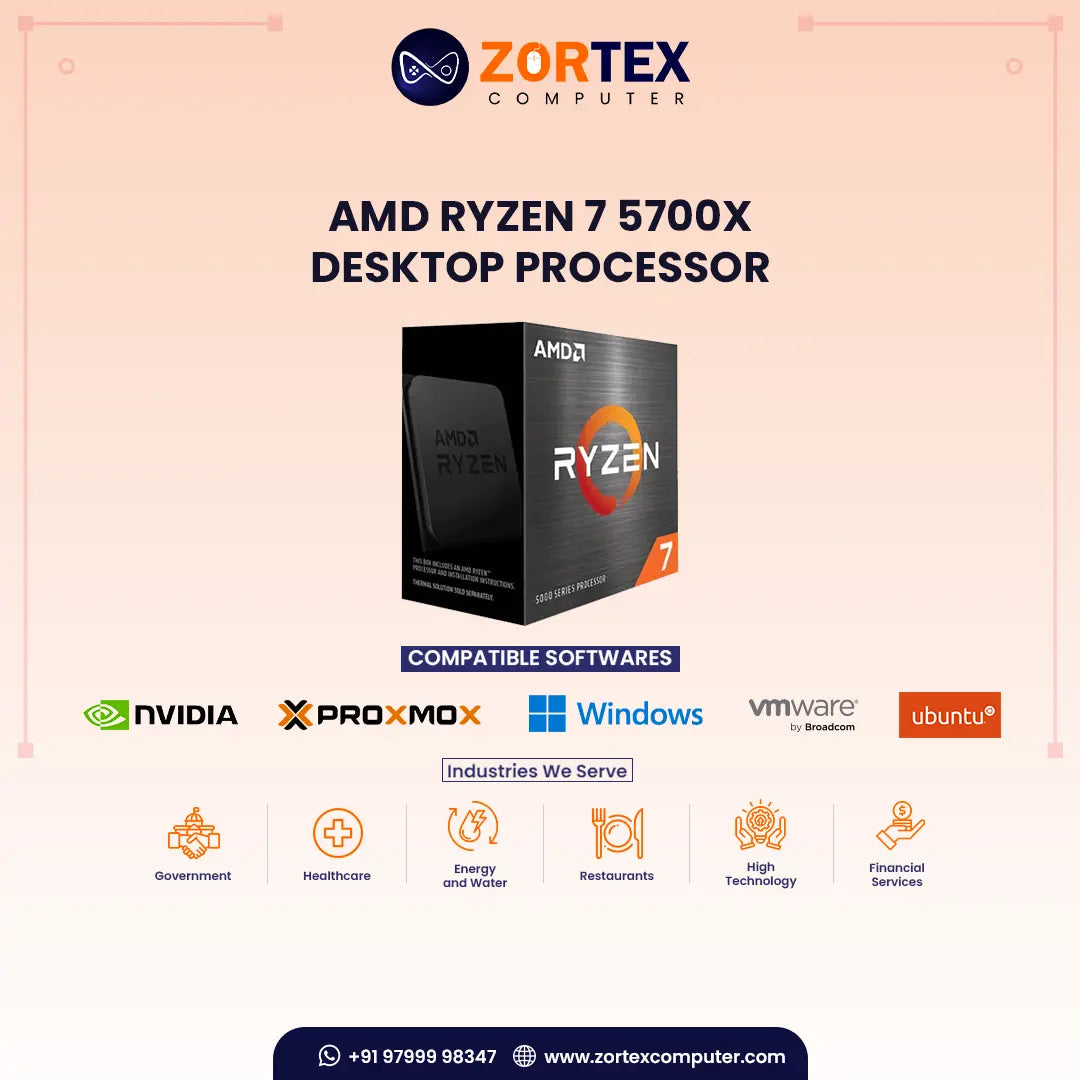 AMD Ryzen 7 5700X Desktop Processor
