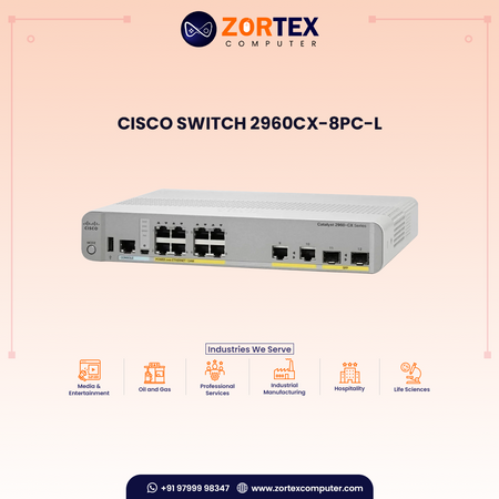 CISCO SWITCH 2960CX-8PC-L