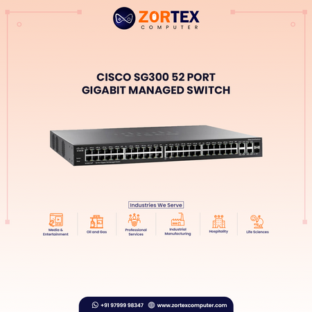 Cisco SG300 52 Port Gigabit Managed Switch