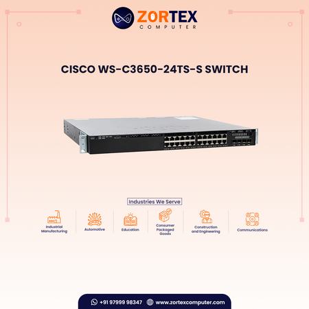 Cisco WS-C3650-24TS-S Switch