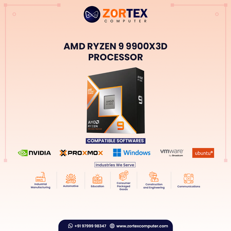 AMD Ryzen 9 9900X3D Processor