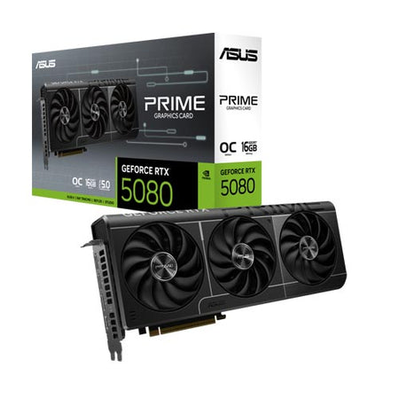 ASUS PRIME GeForce RTX 5080 16GB GDDR7 OC Edition Graphic Card PRIME-RTX5080-O16G
