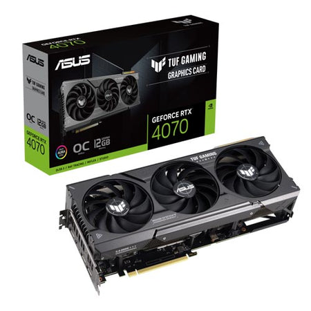 ASUS TUF Gaming GeForce RTX 4070 12GB GDDR6X OC Edition Graphics Card TUF-RTX4070-O12G-GAMING