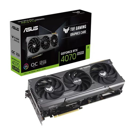 ASUS TUF Gaming GeForce RTX 4070 SUPER 12GB GDDR6X OC Edition Graphic Card TUF-RTX4070S-O12G-GAMING