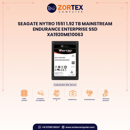Seagate Nytro 1551 1.92 TB Mainstream Endurance Enterprise SSD XA1920ME10063