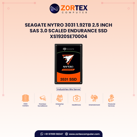Seagate Nytro 3031 1.92TB 2.5 Inch SAS 3.0 Scaled Endurance SSD XS1920SE70004