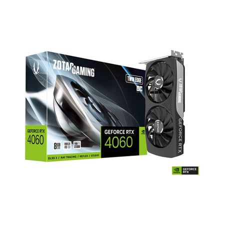 Zotac Gaming GeForce RTX 4060 8GB Twin Edge OC Black Graphic card ZT-D40600H-10M