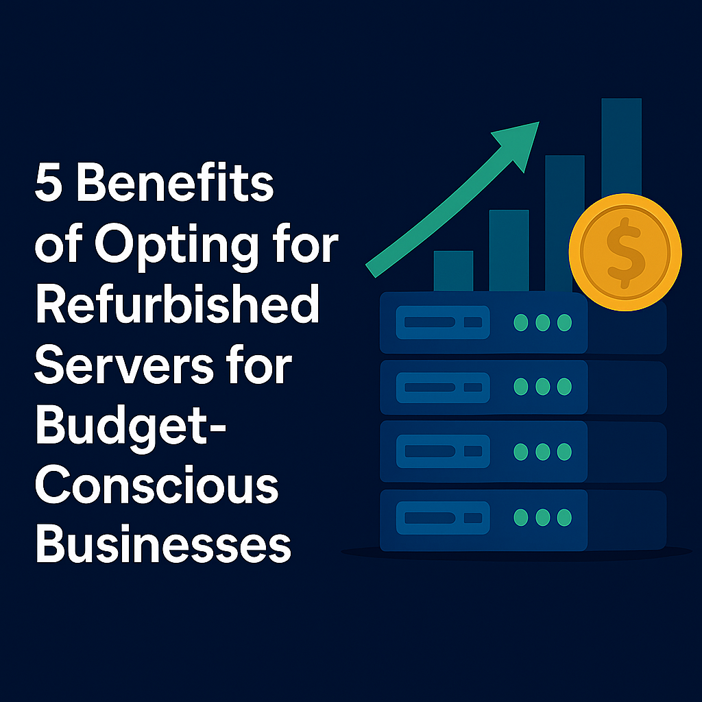 5 Benefits of Opting for Refurbished Servers for Budget-Conscious Businesses