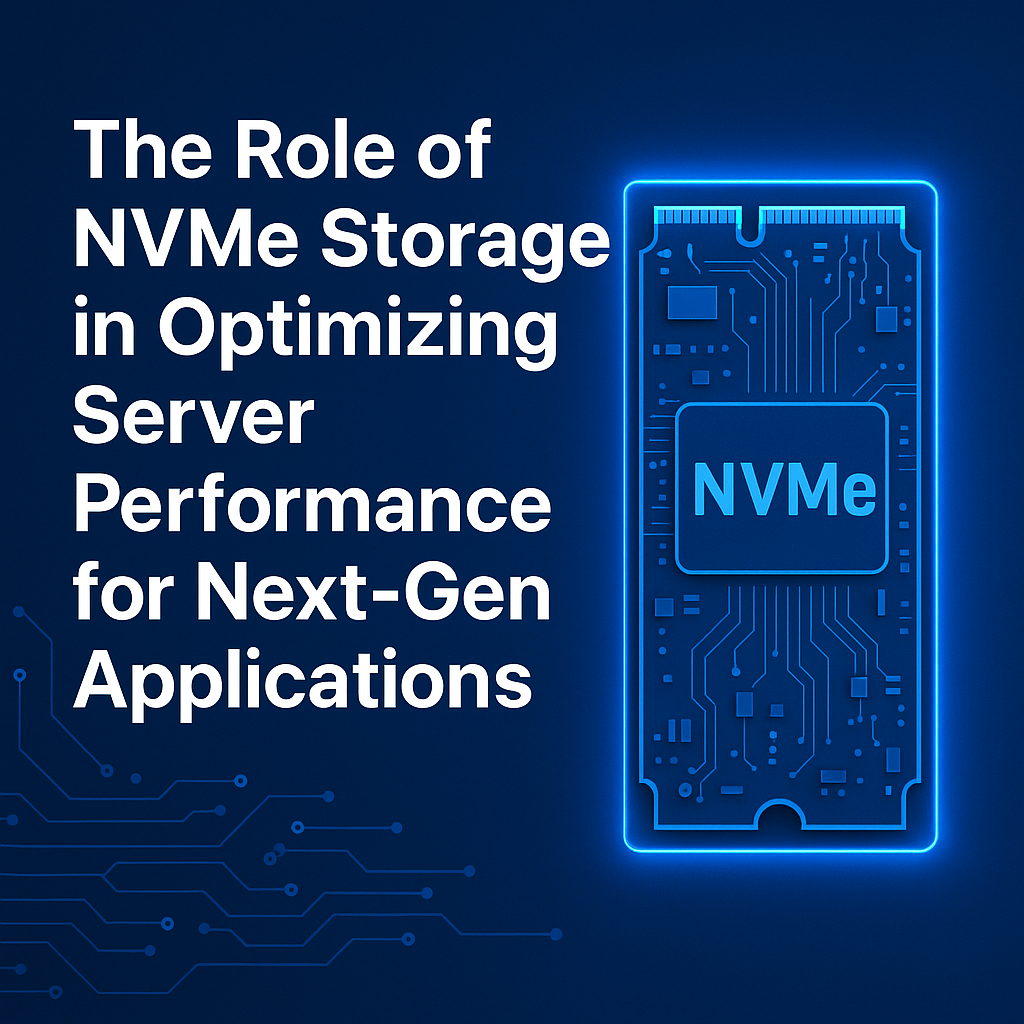 The Role of NVMe Storage in Optimizing Server Performance for Next-Gen Applications