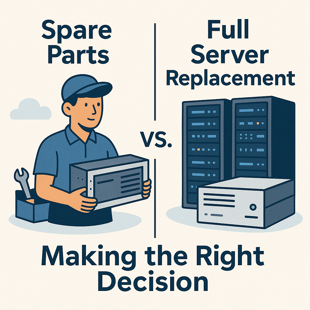 Spare Parts vs. Full Server Replacement: Making the Right Decision