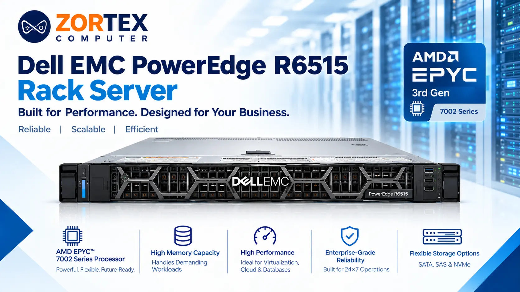 Dell EMC PowerEdge R6515 rack server Image 