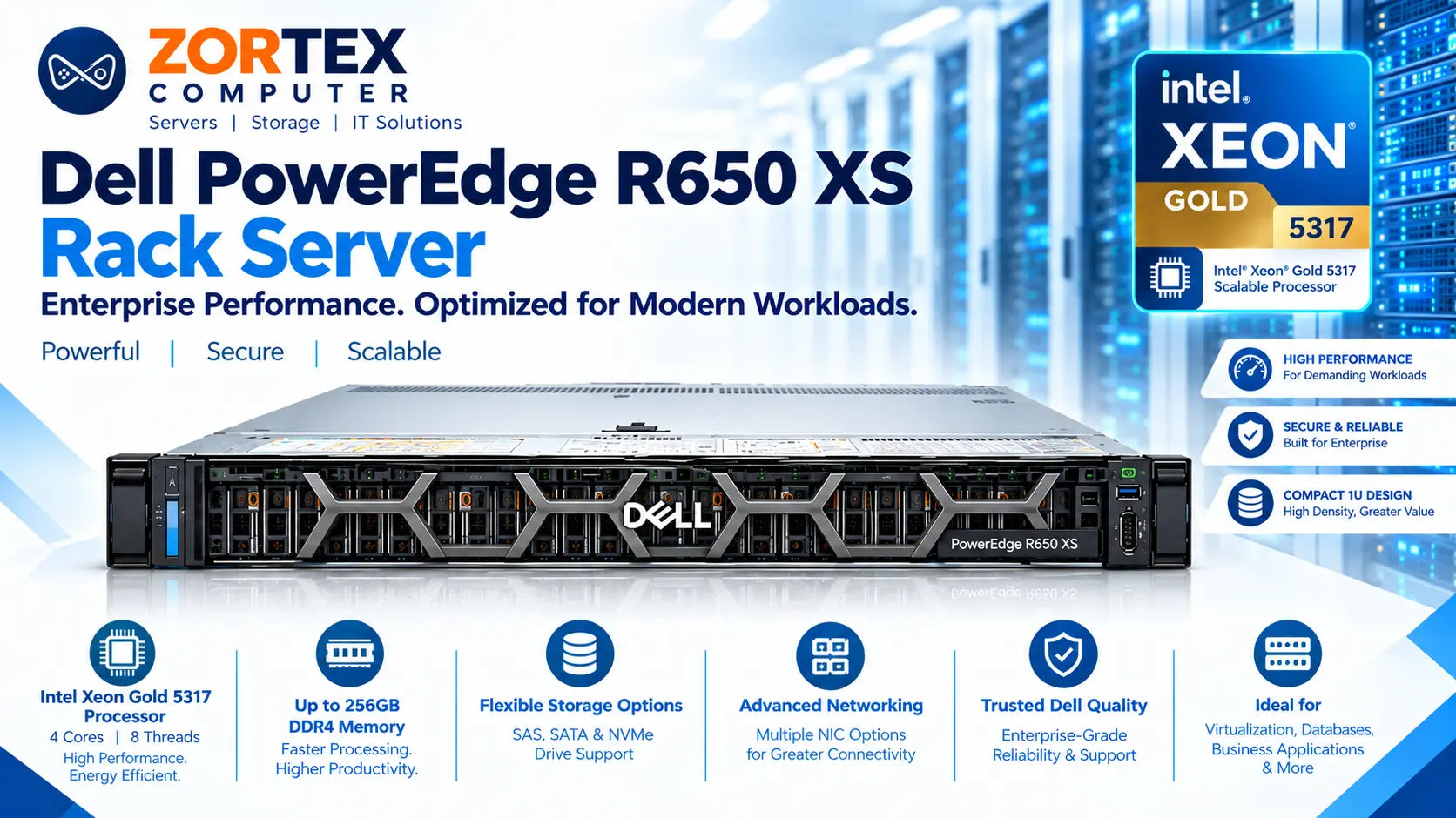 Dell PowerEdge R650 XS Rack Server Image