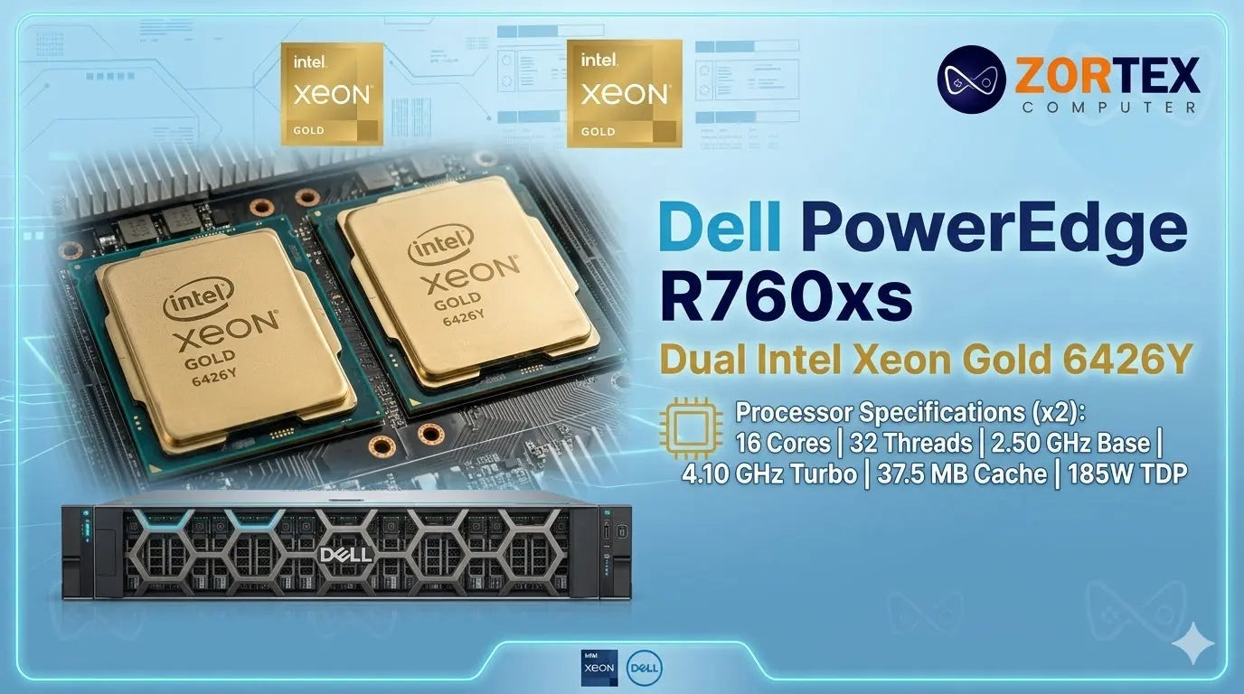Dell PowerEdge R760xs - Dual Intel Xeon Gold 6426Y