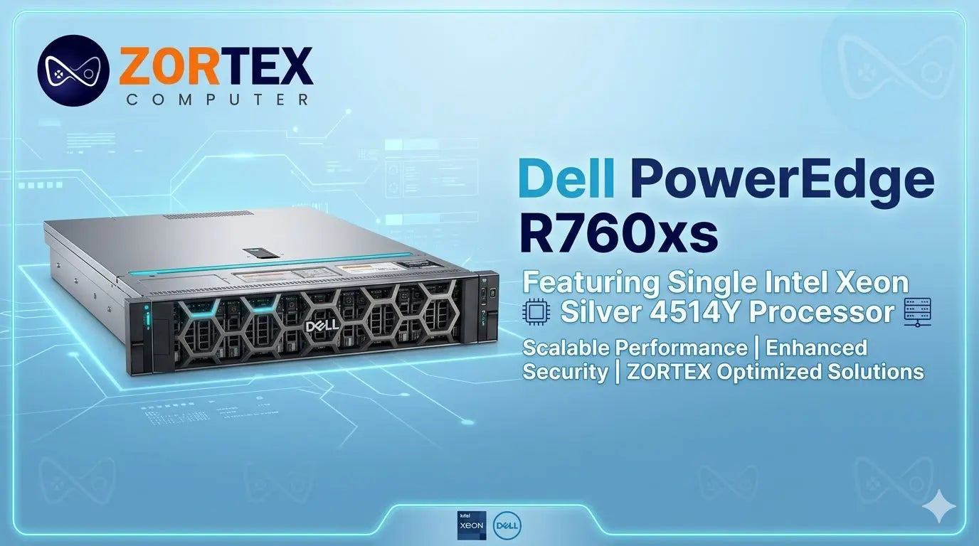 Dell PowerEdge R760xs with Single Intel Xeon Silver 4514Y: Powerful and Scalable Enterprise Server
