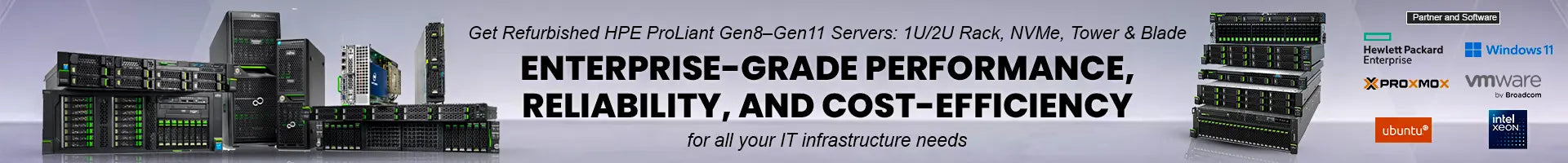 HPE Refurbished 1U 10th Generation