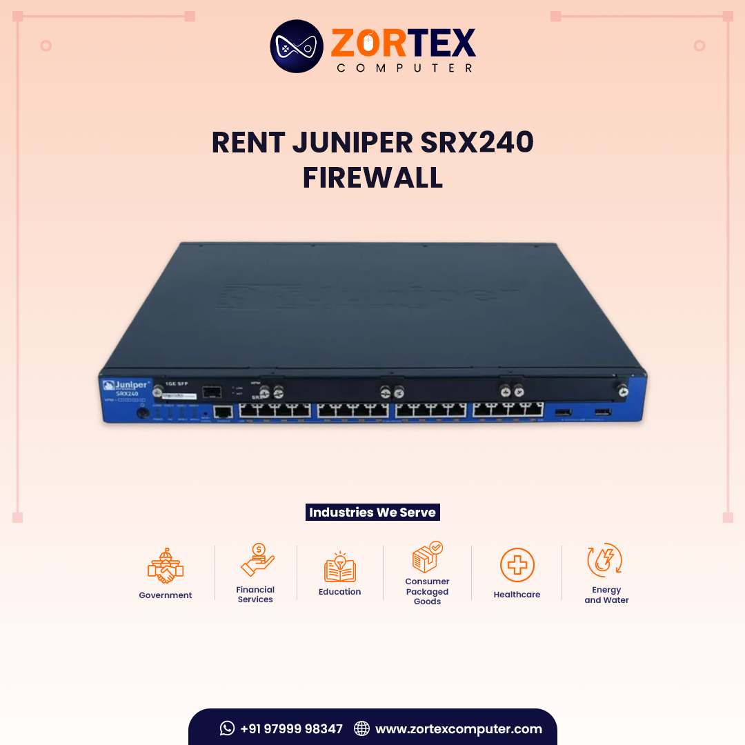 Rent Juniper SRX240 Firewall