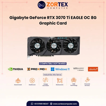Gigabyte GeForce RTX 3070 Ti EAGLE OC 8G Graphic Card GV-N307TEAGLE OC-8GD
