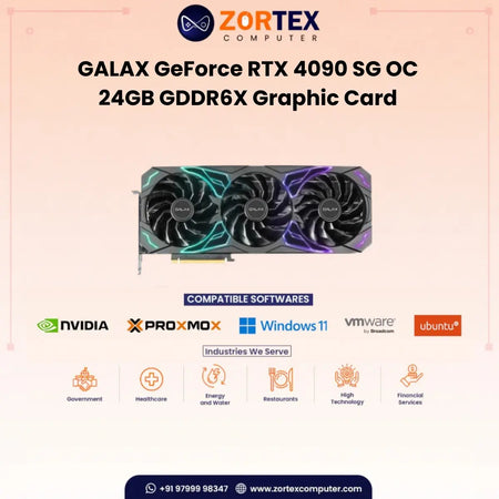 GALAX GeForce RTX 4090 SG (1-Click OC) 24GB GDDR6X 384-bit Graphic Card 49NXM5MD6DSG