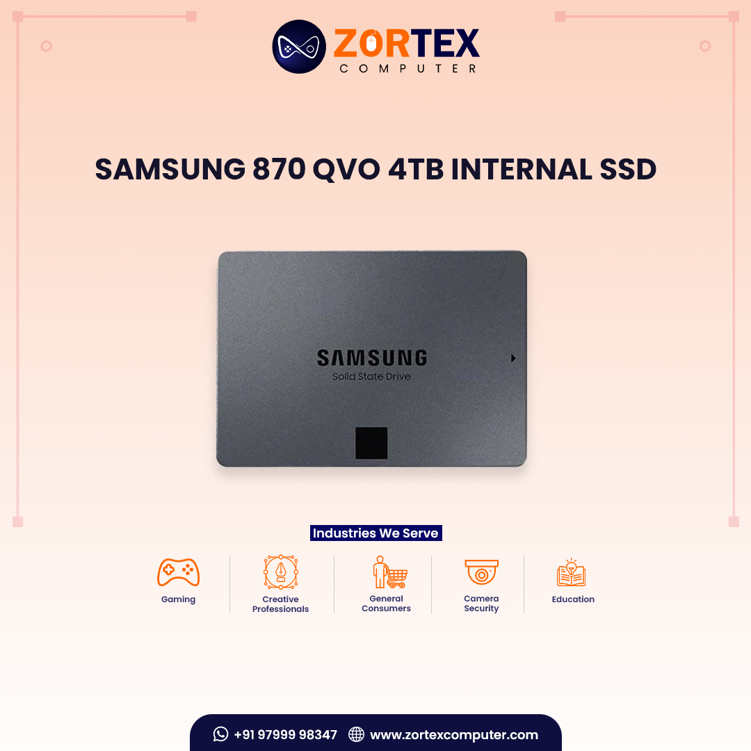 Samsung 870 QVO 4TB Internal SSD