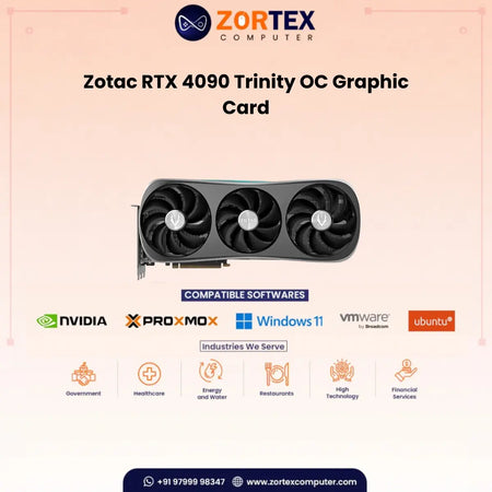 ZOTAC GAMING GeForce RTX 4090 Trinity OC Graphic Card ZT-D40900J-10P