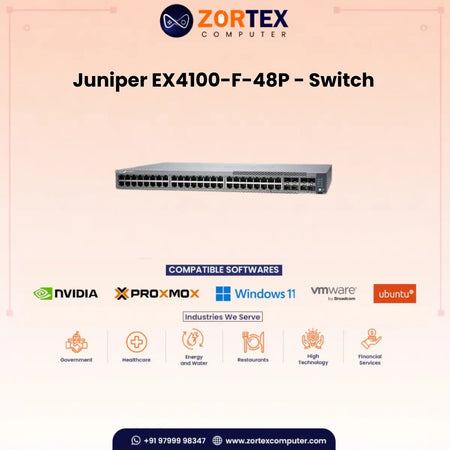 Ex4100 F 48T Switch Juniper networking hardware image