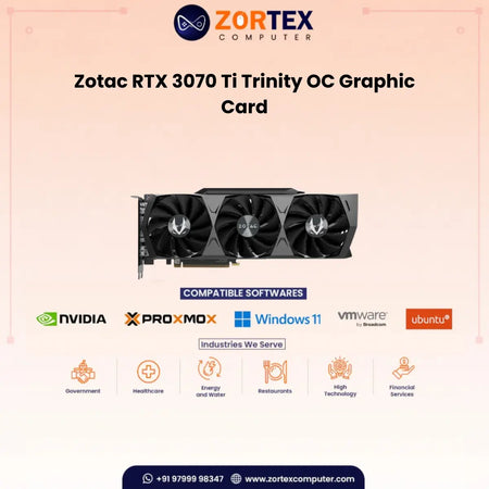 ZOTAC GAMING GeForce RTX 3070 Ti Trinity OC Graphic Card ZT-A30710J-10P