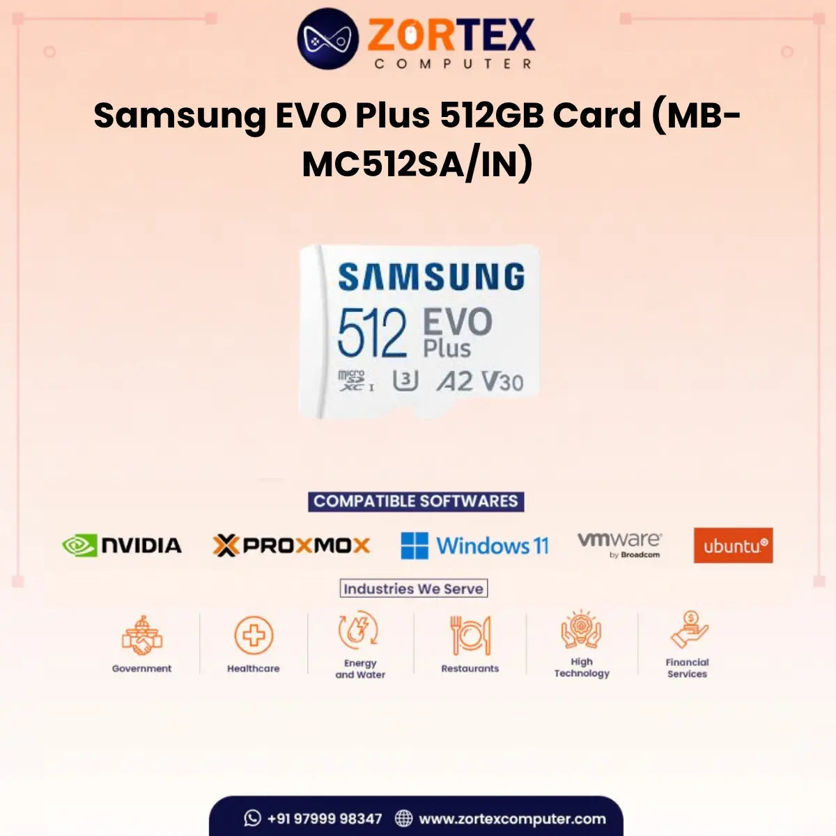 Samsung EVO Plus 512GB Card (MB-MC512SA/IN)