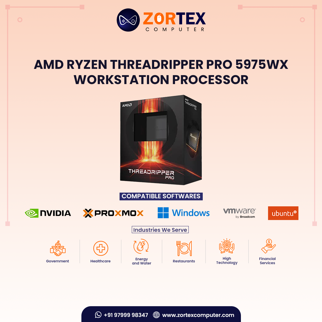 AMD Ryzen Threadripper Pro 5975WX Workstation Processor