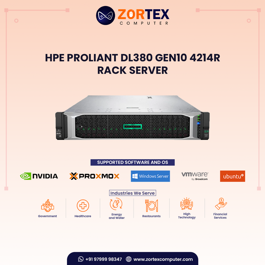 HPE ProLiant DL380 Gen10 4214R Rack Server