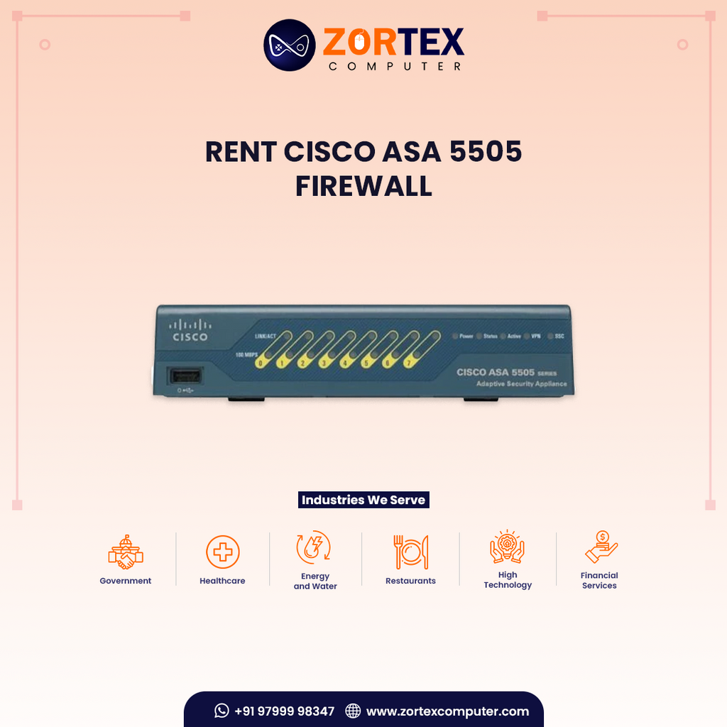 Rent Cisco ASA 5505 Firewall