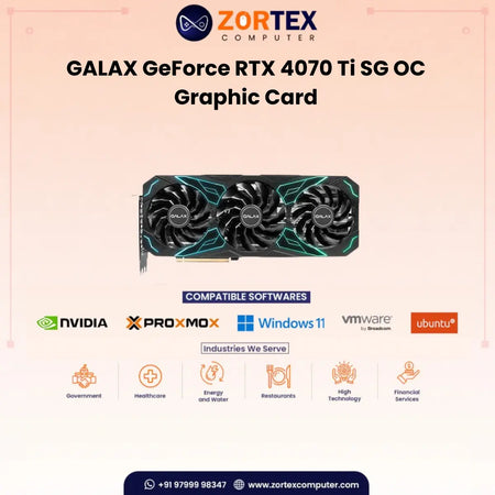 GALAX GeForce RTX 4070 Ti SG 1-Click OC Graphic Card 47IOM7MD6MSG