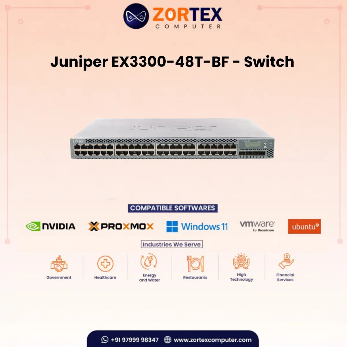 Juniper EX3300-48T-BF - Switch