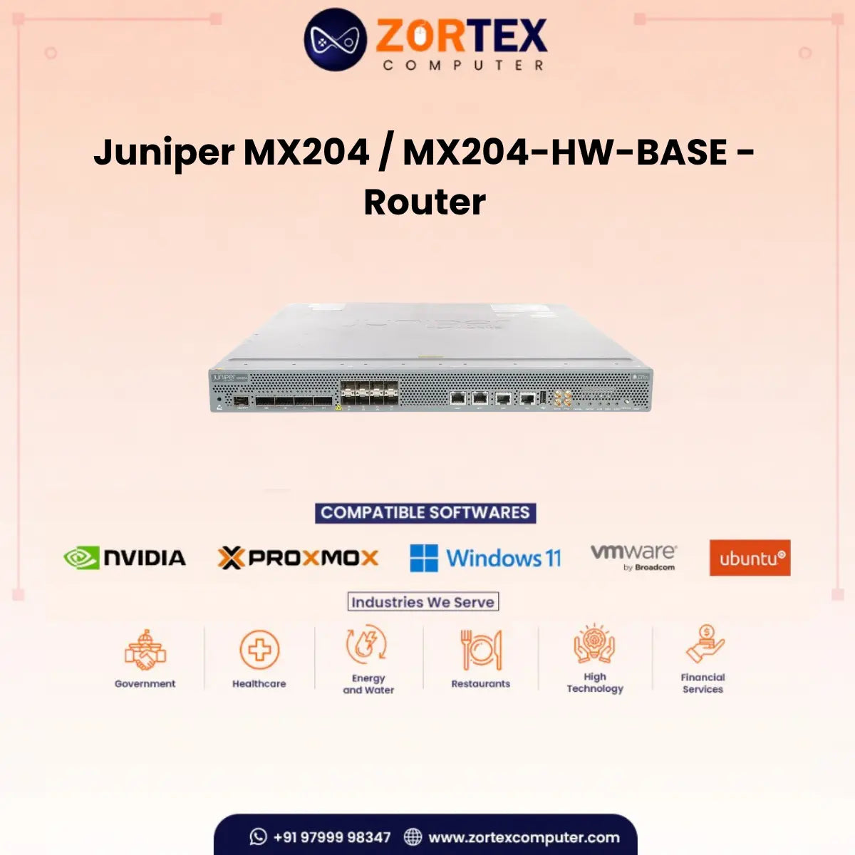 Juniper MX204 / MX204-HW-BASE - Router