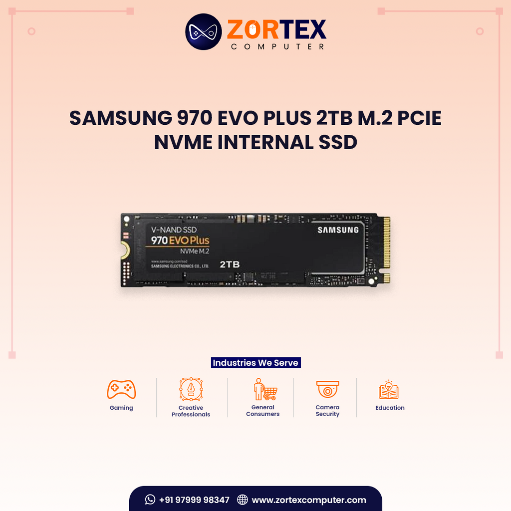 Samsung 970 EVO Plus 2TB M.2 PCIe NVMe Internal SSD