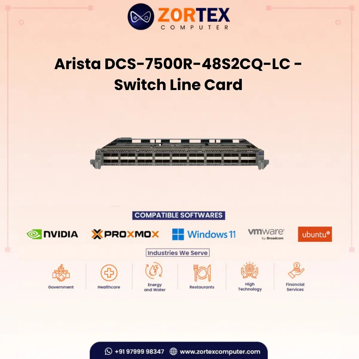 Arista DCS-7500R-48S2CQ-LC - Switch Line Card