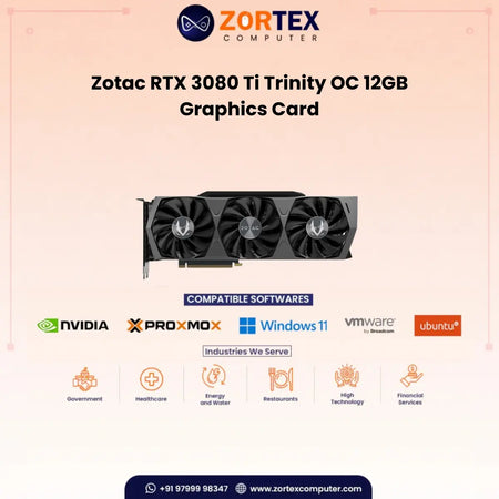 Zotac RTX 3080 Ti Trinity OC 12GB Graphics Card ZT-A30810J-10P