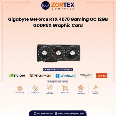 Gigabyte GeForce RTX­­ 4070 GAMING OC 12G 12GB GDDR6X Graphic Card GV-N4070GAMING OC-12GD