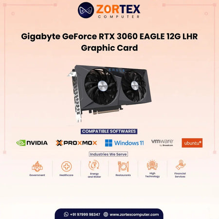 Gigabyte GeForce RTX 3060 EAGLE OC 12G LHR Graphic Card GV-N3060EAGLE OC-12GD