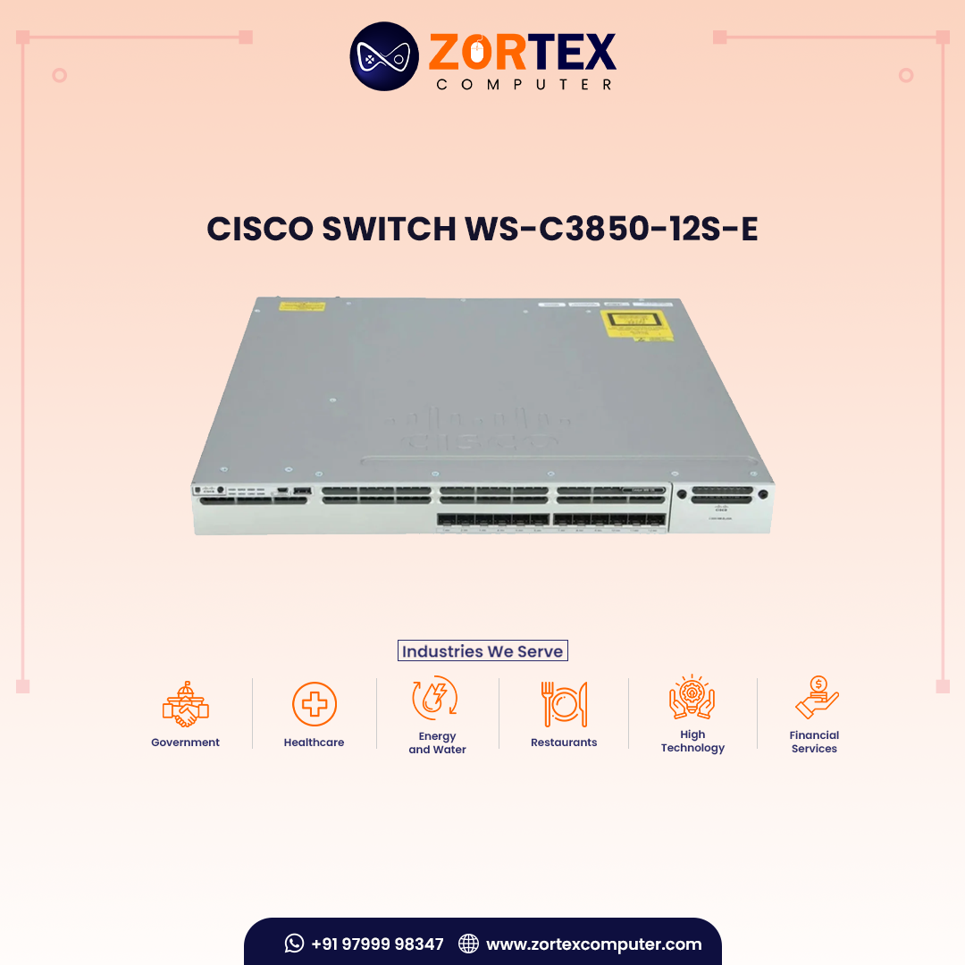 Cisco Switch WS-C3850-12S-E