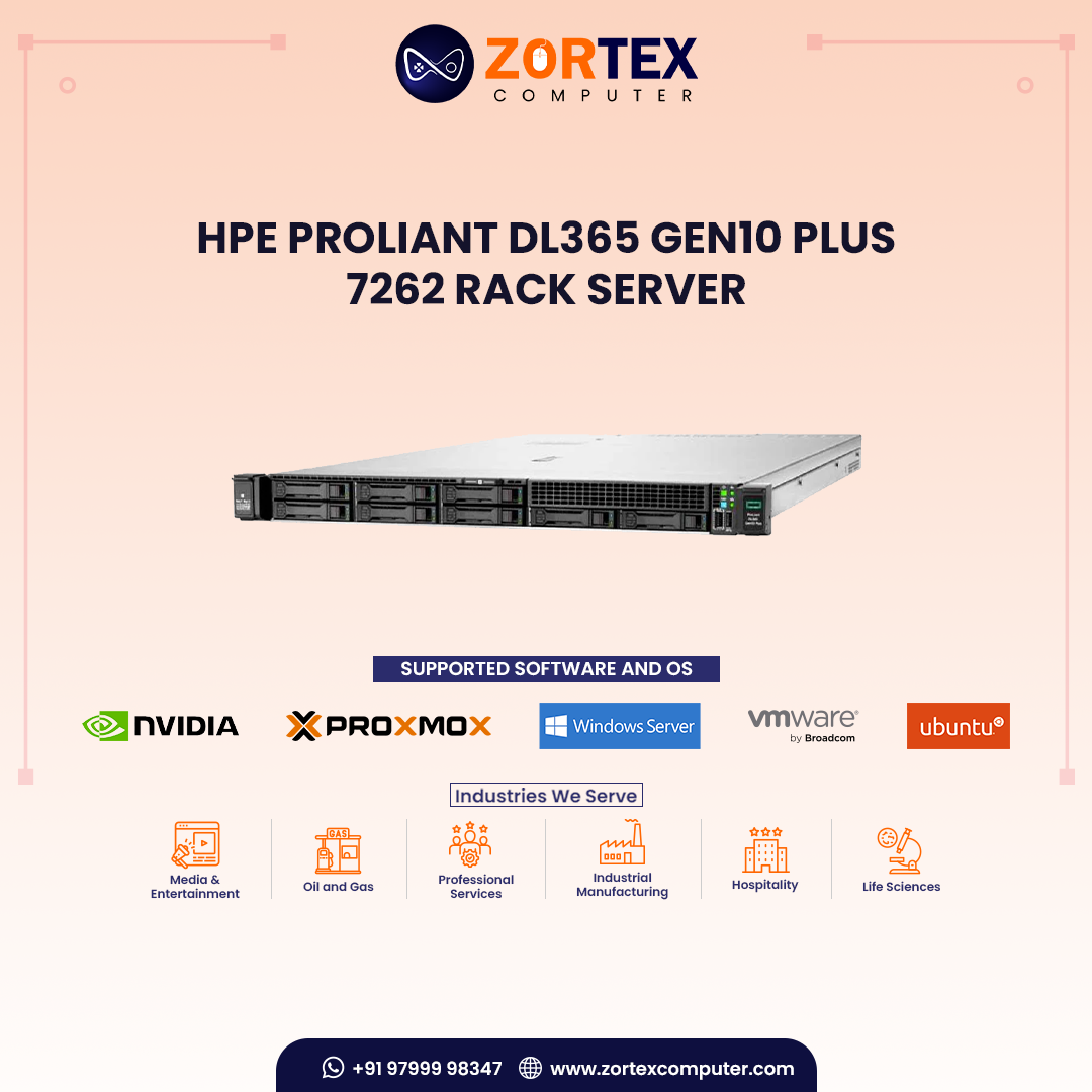 HPE ProLiant DL365 Gen10 Plus 7262 Rack Server