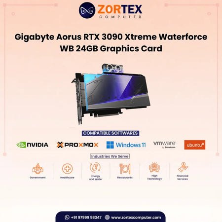 Gigabyte Aorus RTX 3090 Xtreme Waterforce WB 24GB Graphics Card GV-N3090AorusX WB-24GD