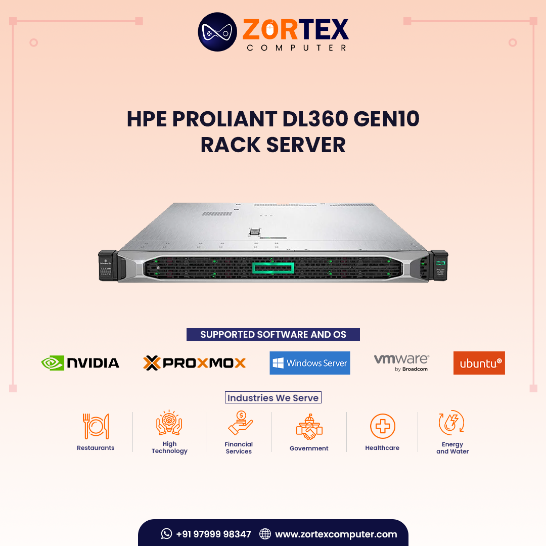 HPE ProLiant DL360 Gen10 Rack Server