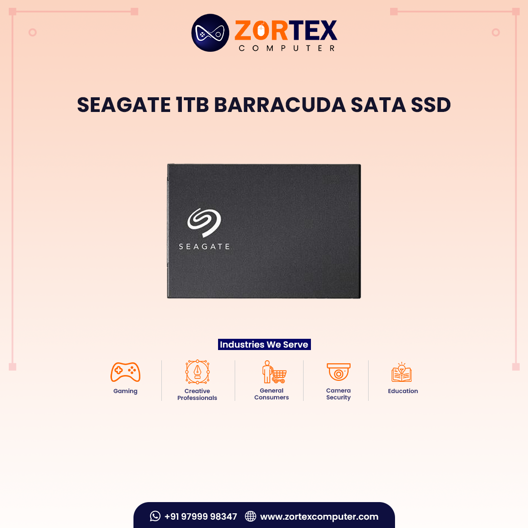 Seagate 1TB Barracuda SATA SSD