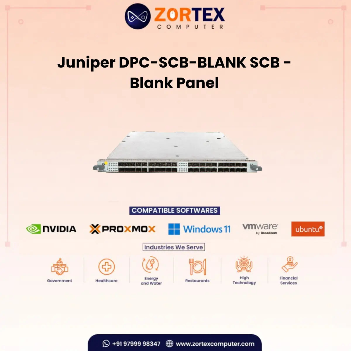 Juniper DPC-SCB-BLANK SCB - Blank Panel