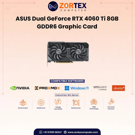 ASUS Dual GeForce RTX 4060 Ti 8GB GDDR6 Graphic Card