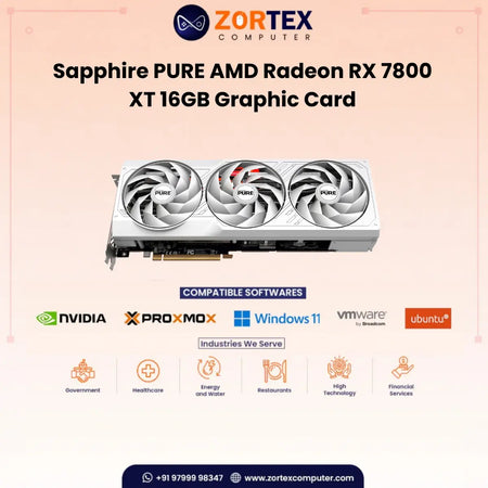 Sapphire PULSE AMD Radeon RX 7800 XT 16GB Graphic Card 11330-02-20G