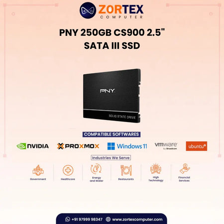 PNY 250GB CS900 2.5" SATA III SSD