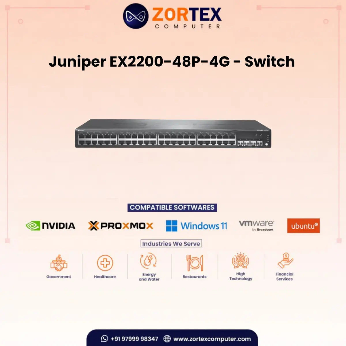 Juniper EX2200-48P-4G - Switch